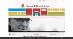 Desktop Screenshot of comune.pievedisoligo.tv.it